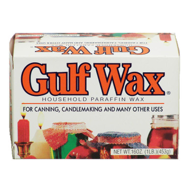 GULF WAX 1 Lb Household Paraffin Wax For Canning, Candles, Surfboards