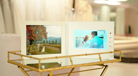 Deluxe Wedding Video Book with 10" Touchscreen