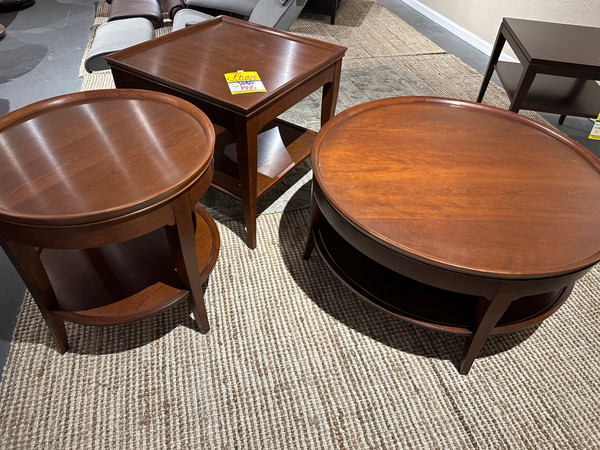 Assorted Wood Occasional Table Set