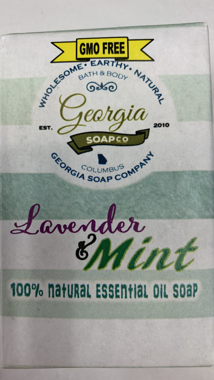 Lavender Mint Natural Bar Soap by Georgia Soap Company