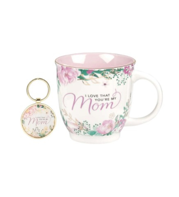 I LOVE THAT YOU'RE MY MOM MUG AND KEYRING BOXED GIFT SET