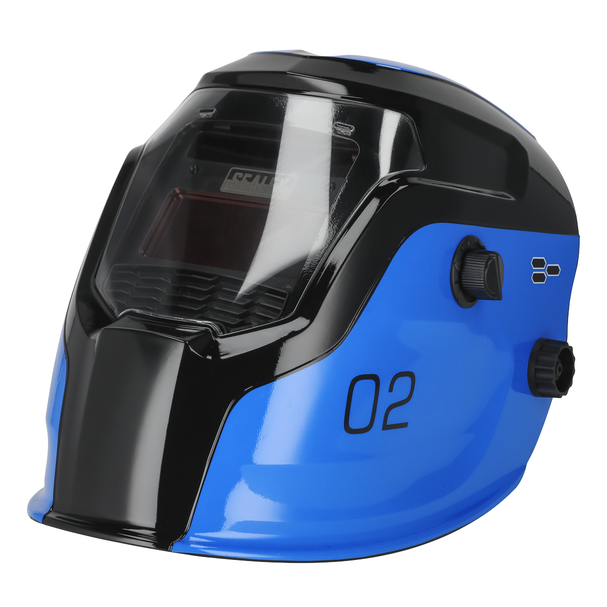 Auto Darkening Welding Helmet Shade 9-13 - Blue | PWH2 | Sealey