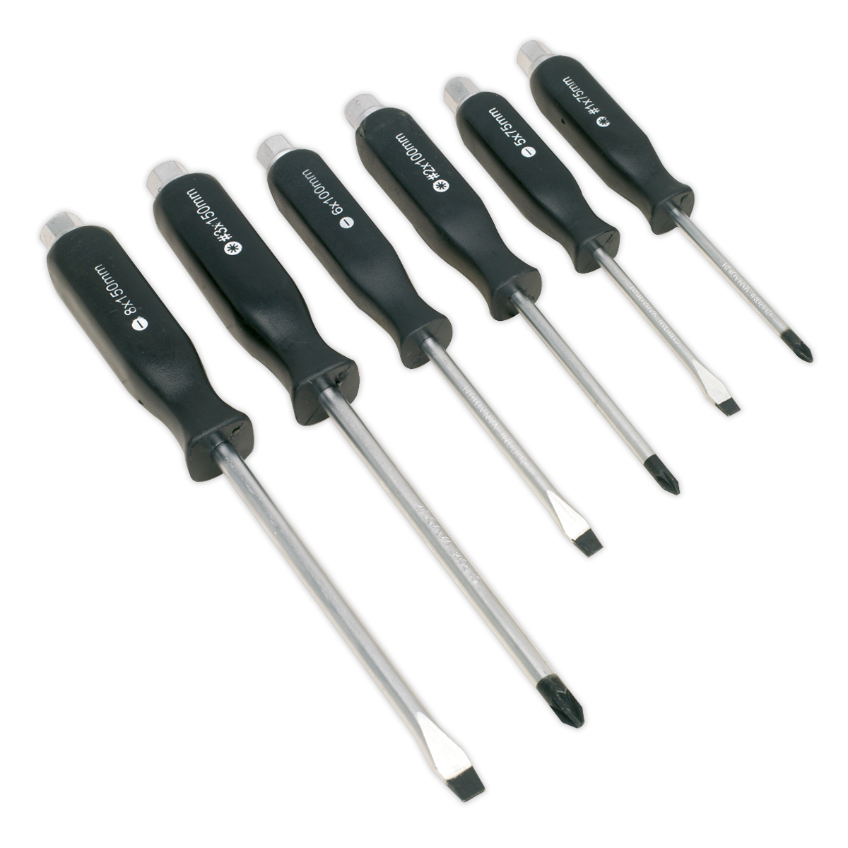 6pc Hammer-Thru Screwdriver Set | S0535 | Sealey