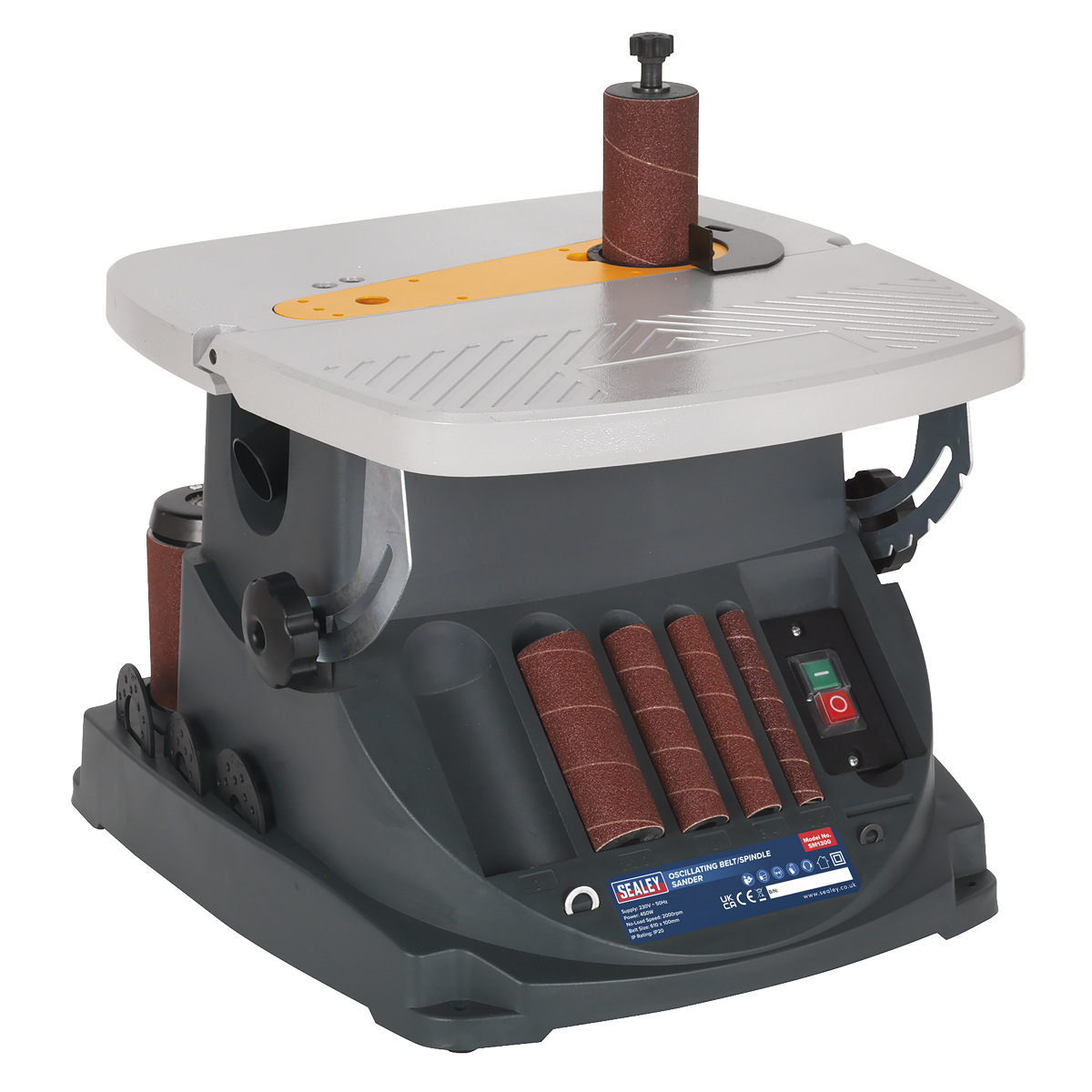 Spool Sander Oscillating Belt & Spindle/Bobbin Sander | SM1300 | Sealey