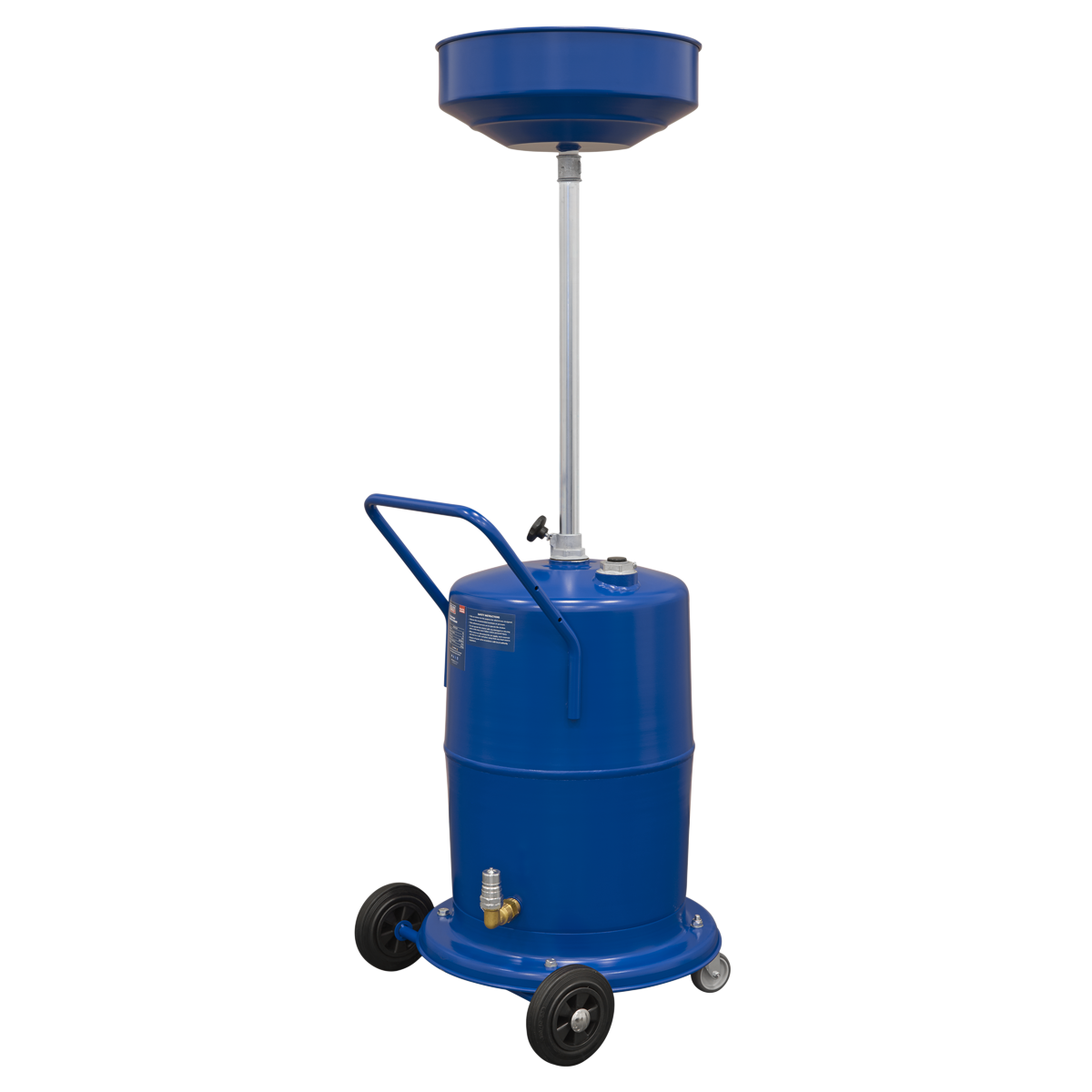 75L Pump Away Mobile Oil Drainer | AK450DX | Sealey