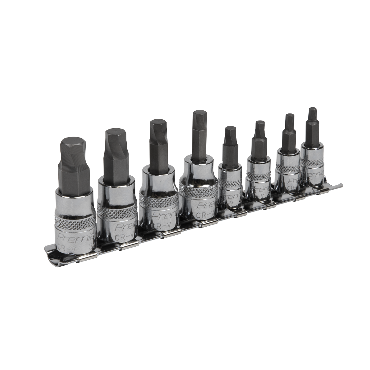 Hex Socket Bit Set Lock-On™ 8pc 1/4