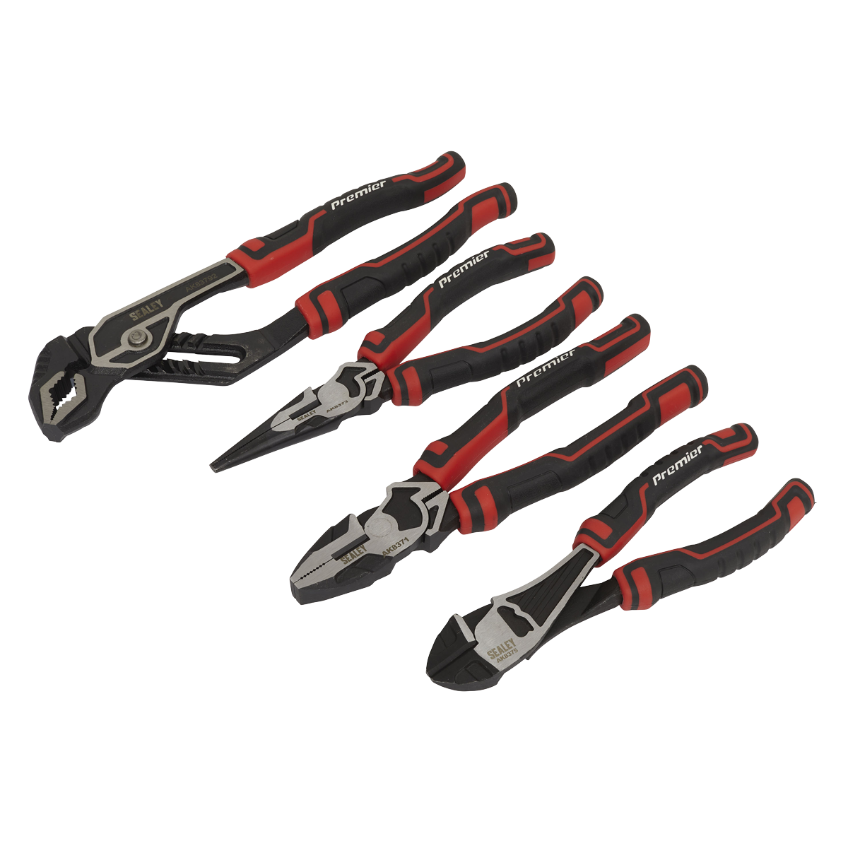 Pliers Set High Leverage 4pc | AK8378 | Sealey