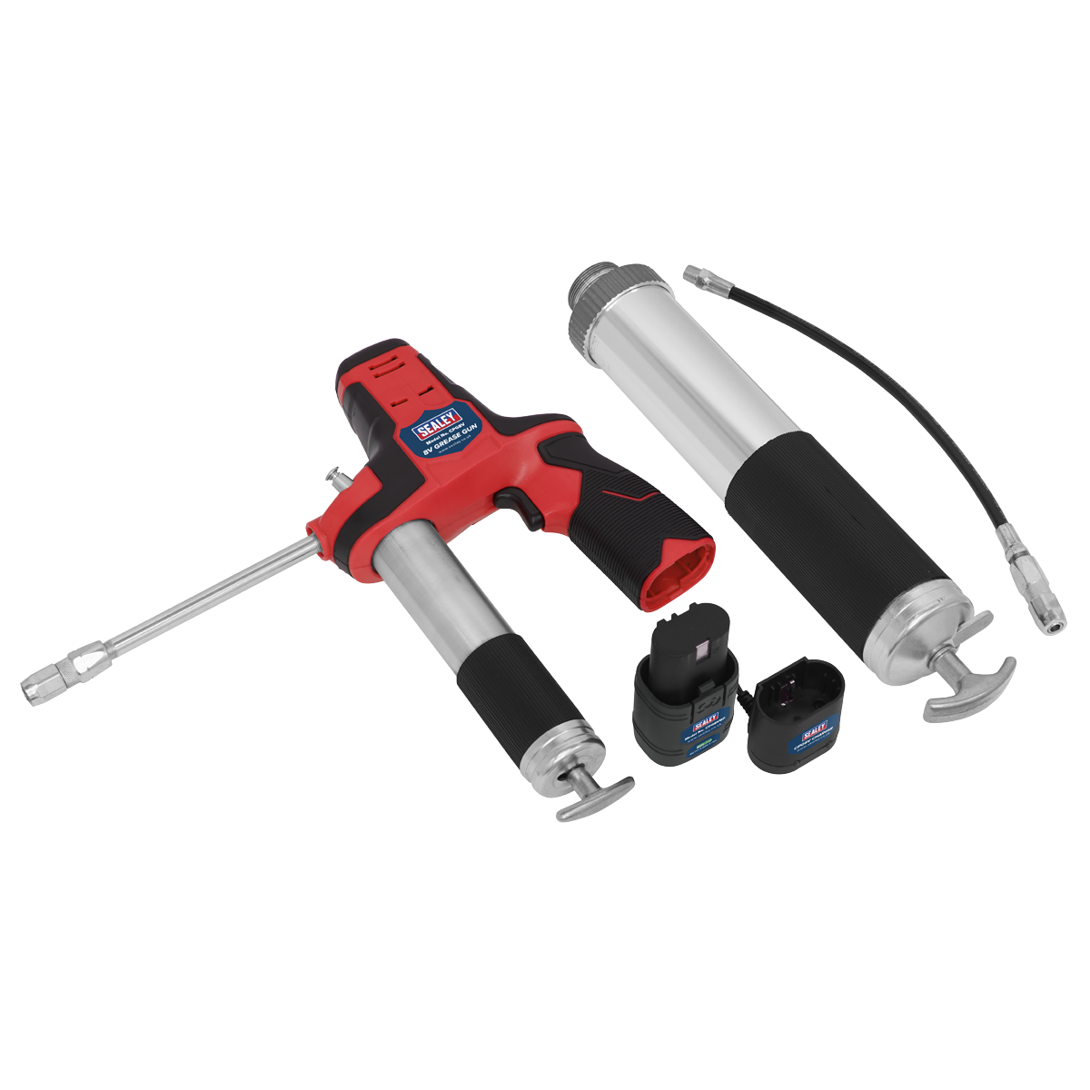 GREAT WORKING TOOLS Grease Gun Battery Powered Cordless Grease Gun - View #11