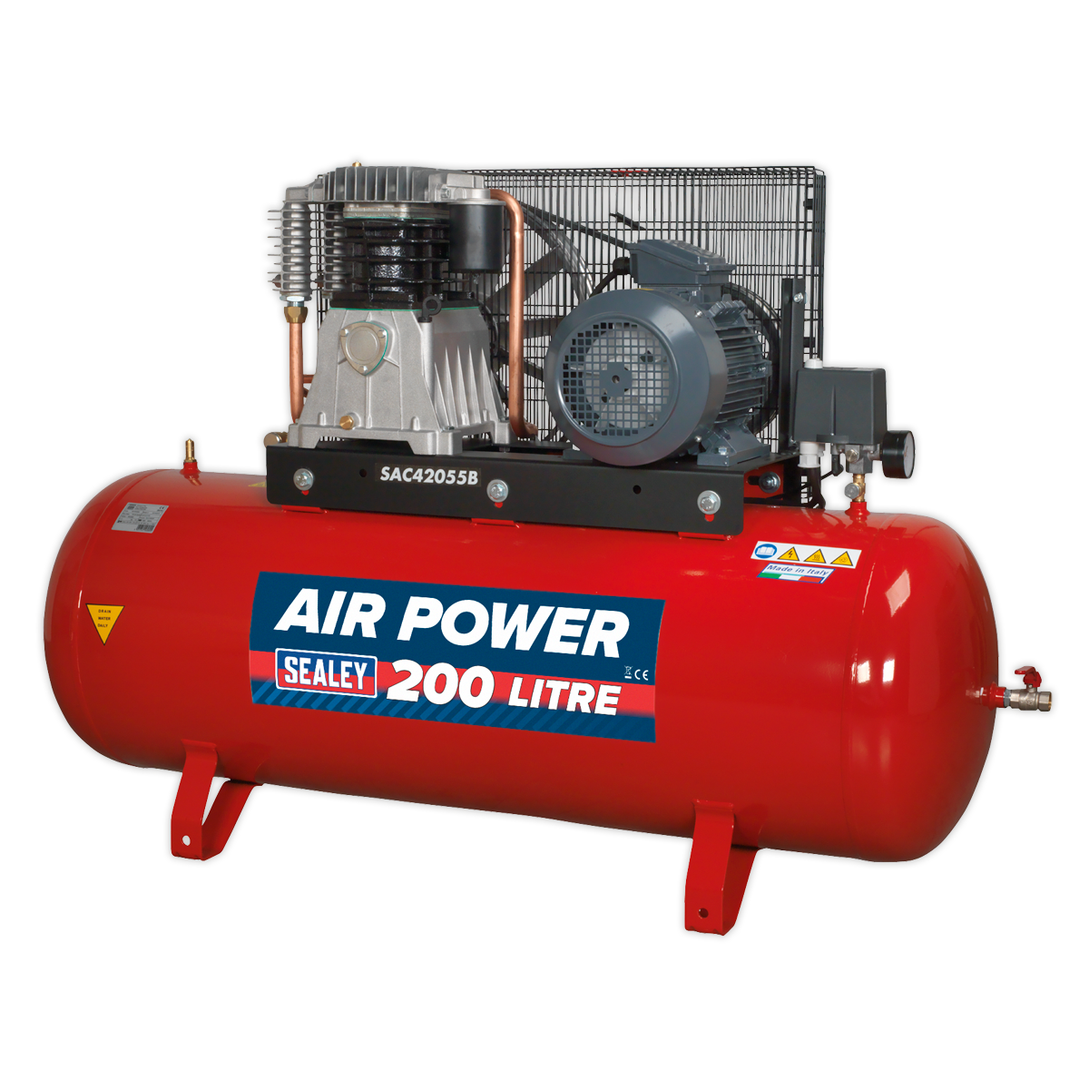 Belt Drive Air Compressor 5.5hp 2-Stage | SAC42055B | Sealey