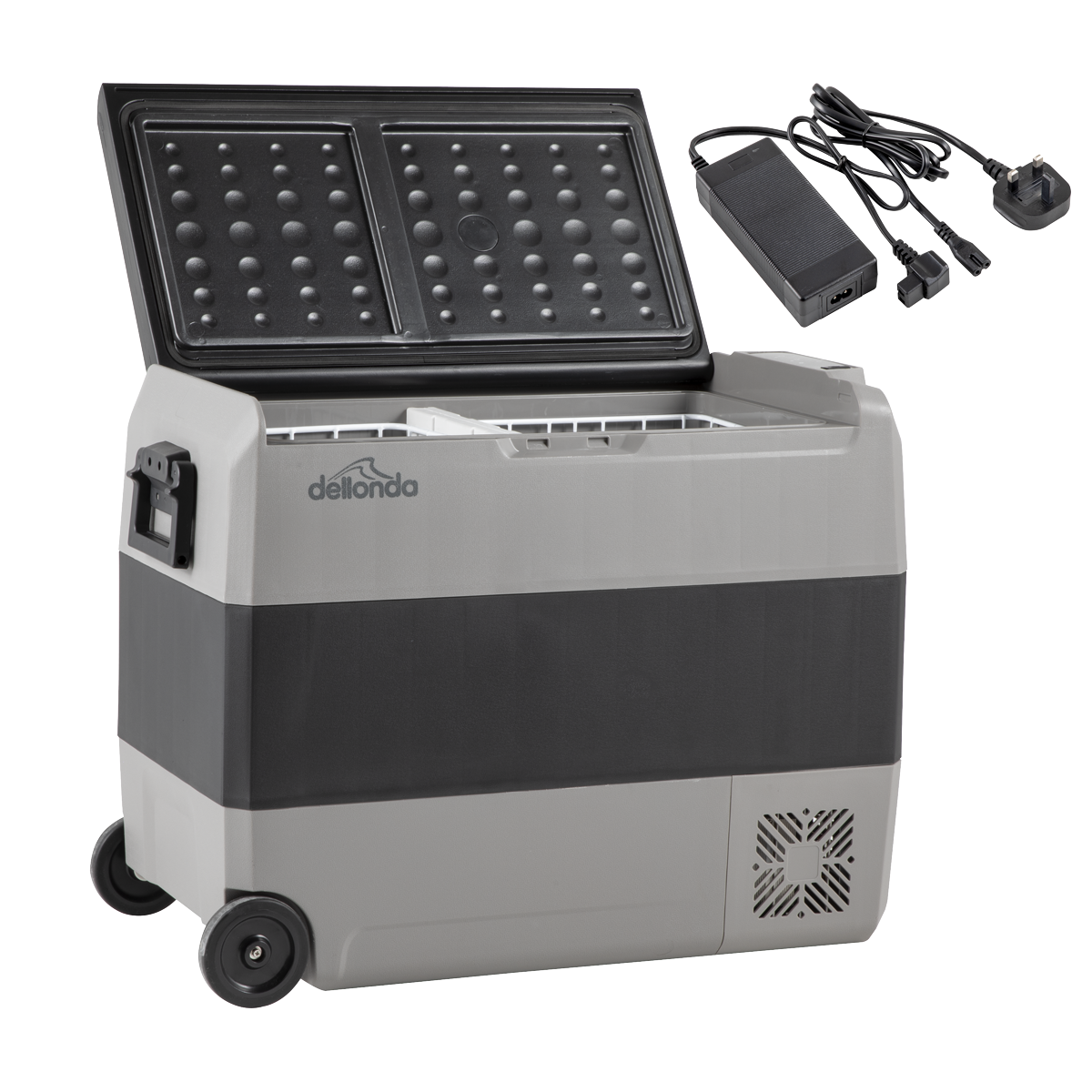 テラファイト 60L Dual Zone Portable Car Fridge Freezer/Cool Box - 12/24/230V