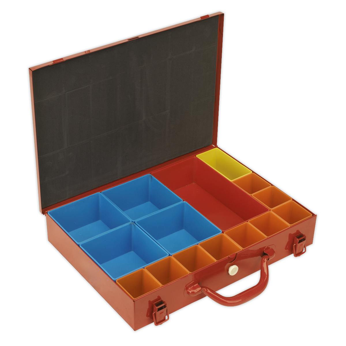 Metal Case with 15 Storage Bins | APMC15 | Sealey