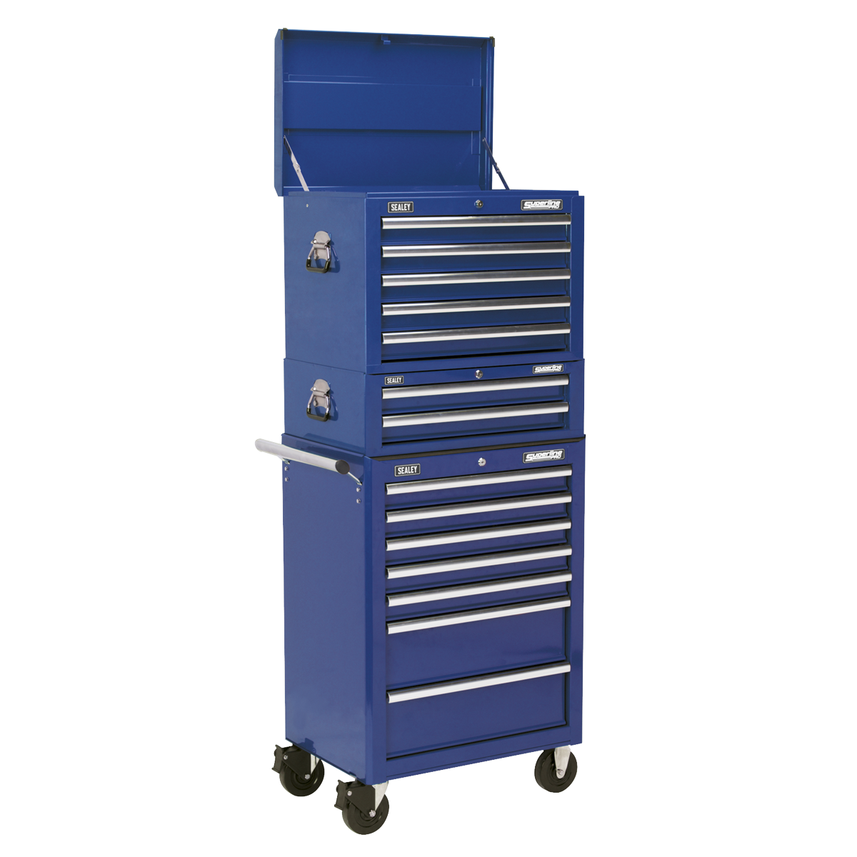 Topchest, Mid-Box Tool Chest & Rollcab Combination 14 Drawer