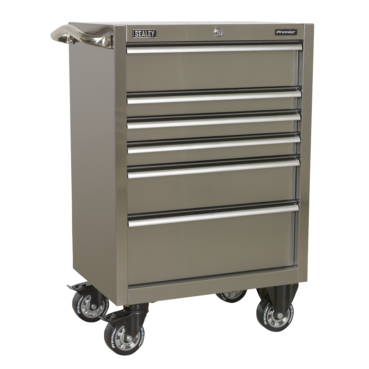 675mm Stainless Steel Heavy-Duty Rollcab | PTB67506SS | Sealey