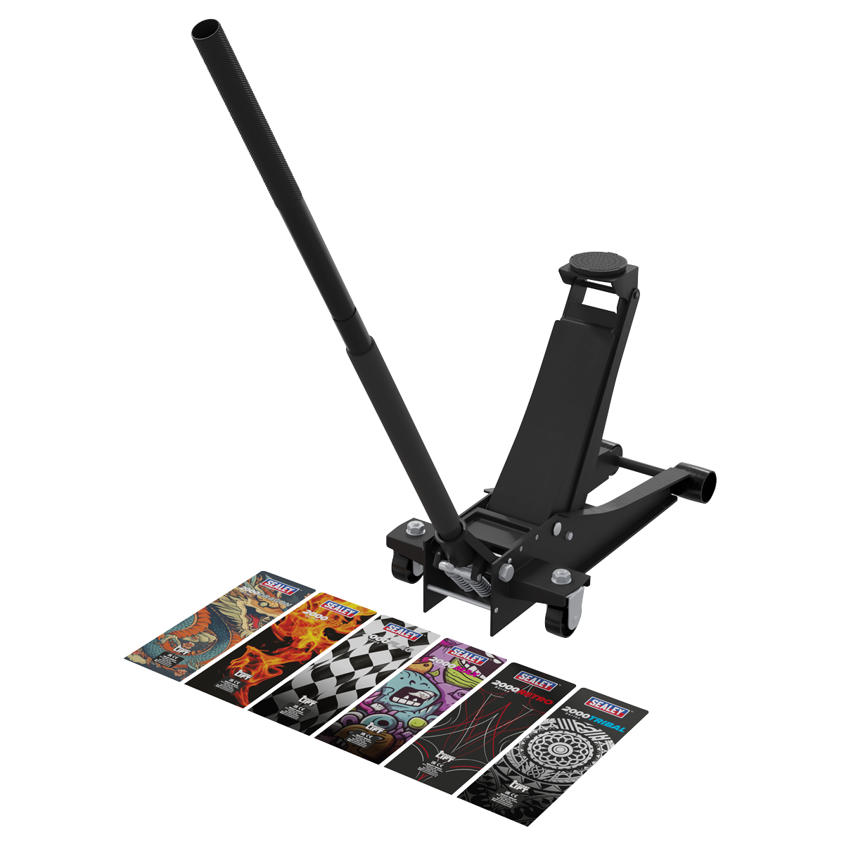 Trolley Jack 2 Tonne Low Profile Rocket Lift Custom Design