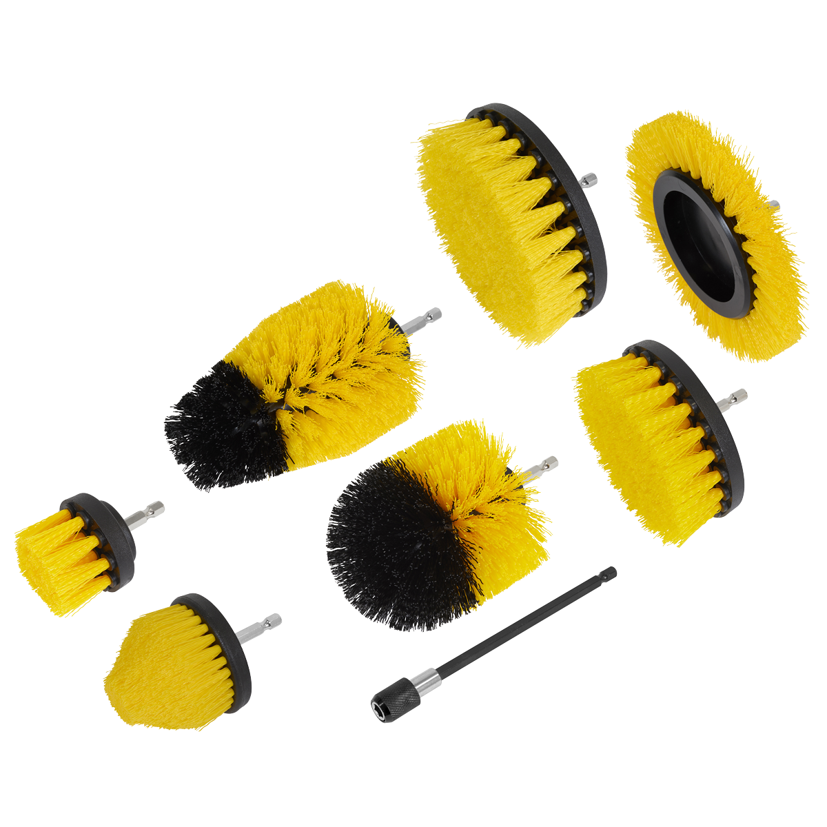 Drill Brush Set 8pc | DBS8 | Sealey
