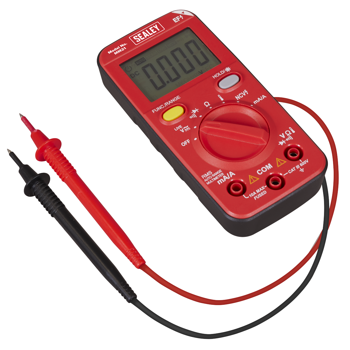 Motorfiets 4-in-1 multifunctionele meter mini toerenteller, watertemperatuur, voltmeter en klok 4in1 multifunctionele digitale multimeter (18 mm, rechts