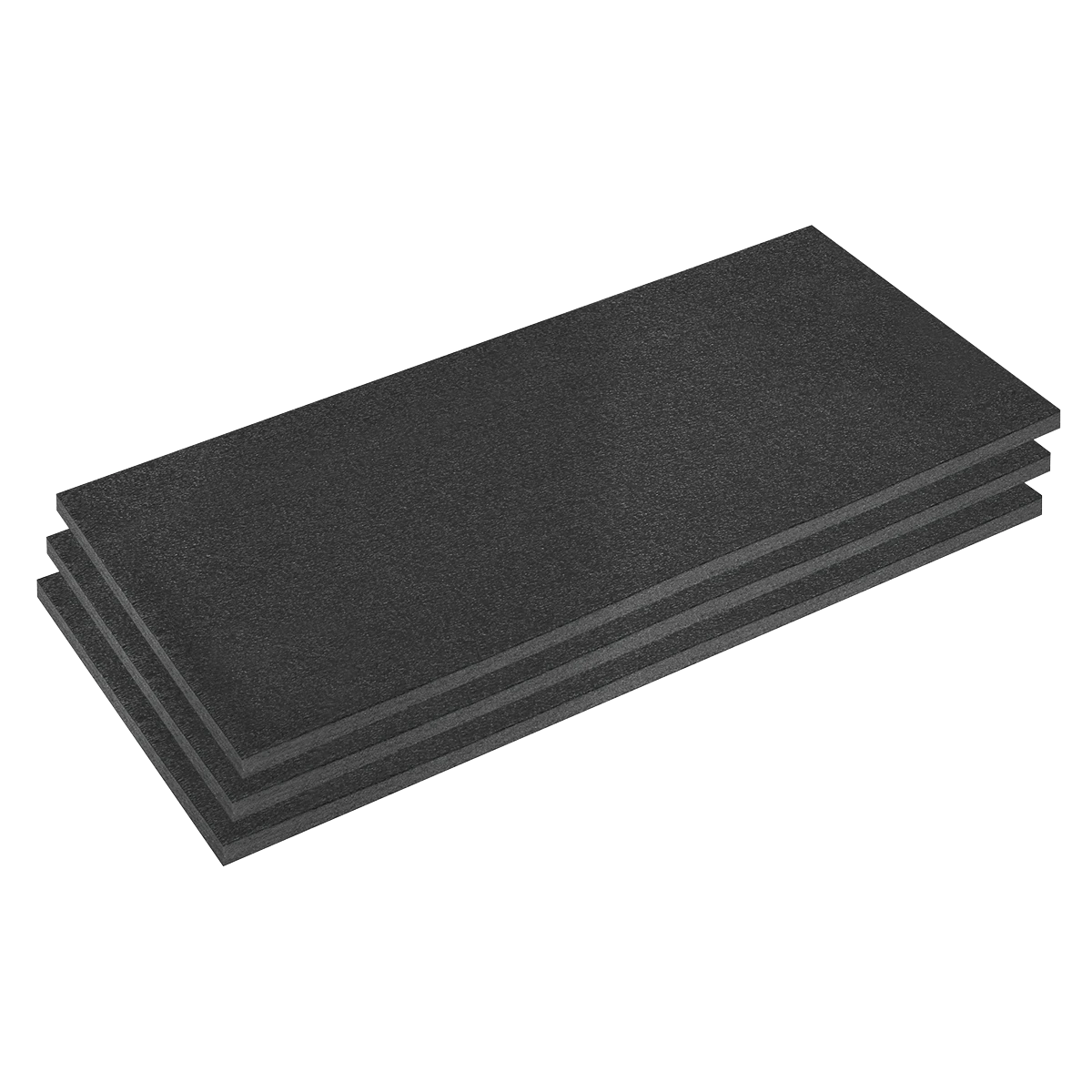 Sealey Sealey Easy Peel Shadow Foam 1200 x 550 x 30mm, Black/Black - Pack of 3