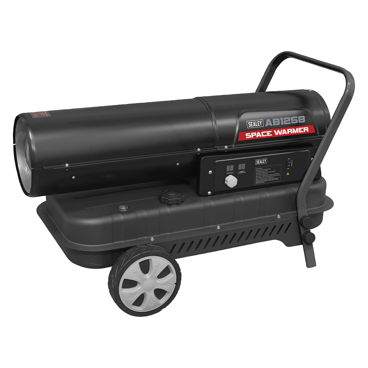 Space Warmer® Kerosene/Diesel Heater with Wheels AB1258 Sealey