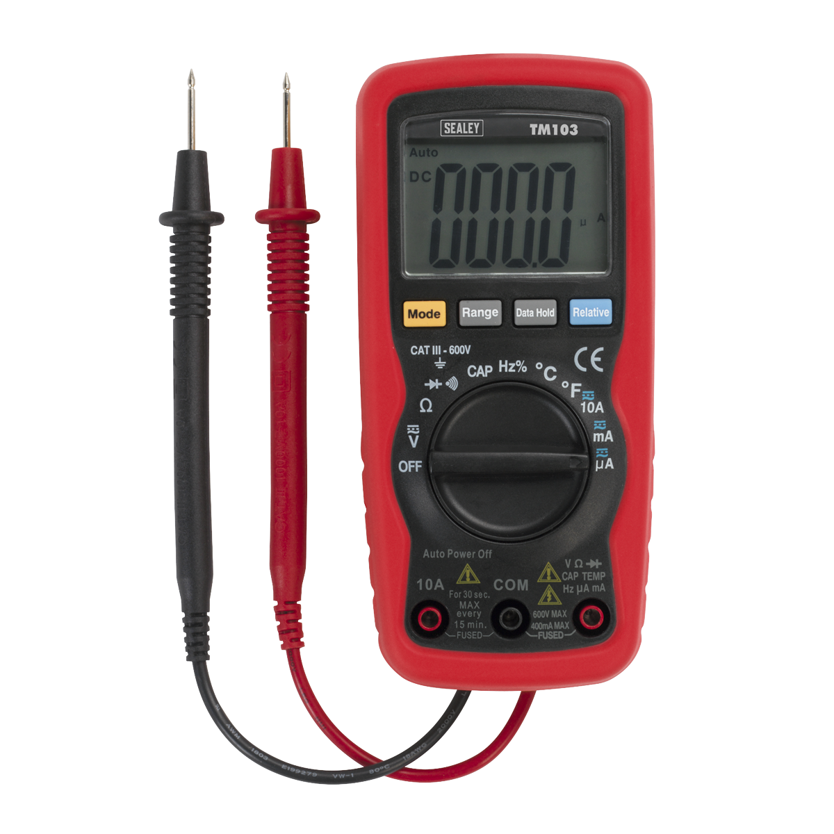 Geared Multimeter Professional Auto-Ranging Digital Multimeter | TM103 | Sealey