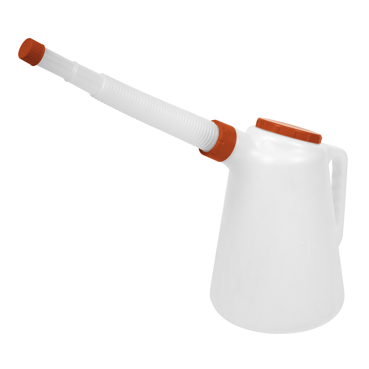 Viking Plastic Measure Dispenser With Flex Spout For Oil Petroleum Based Fluids 5 Quart Viking Plastic Measure Dispenser With Flex Spout For Oil Petroleum Based Fluids 5 Quart