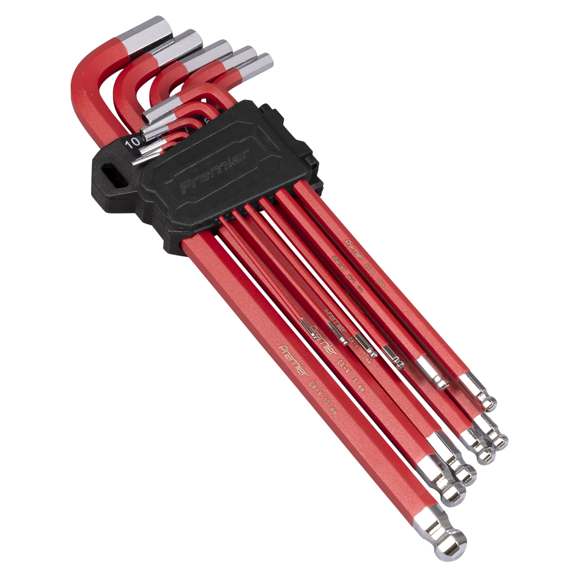 11pc Extra-Long Ball-End Hex Key Set | AK7164 | Sealey
