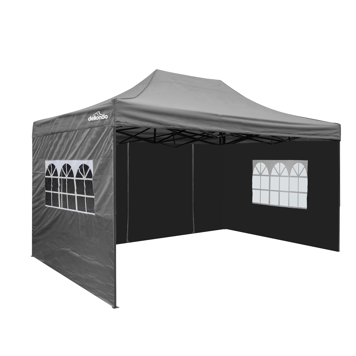 x Pop-Up Gazebo Side Walls, Carry Bag – Grey DG171