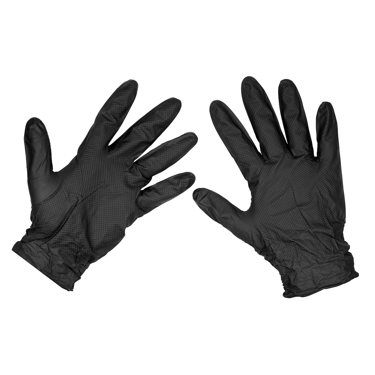 Black Diamond Grip Powder-Free Gloves Large Pack of 50 SSP57L