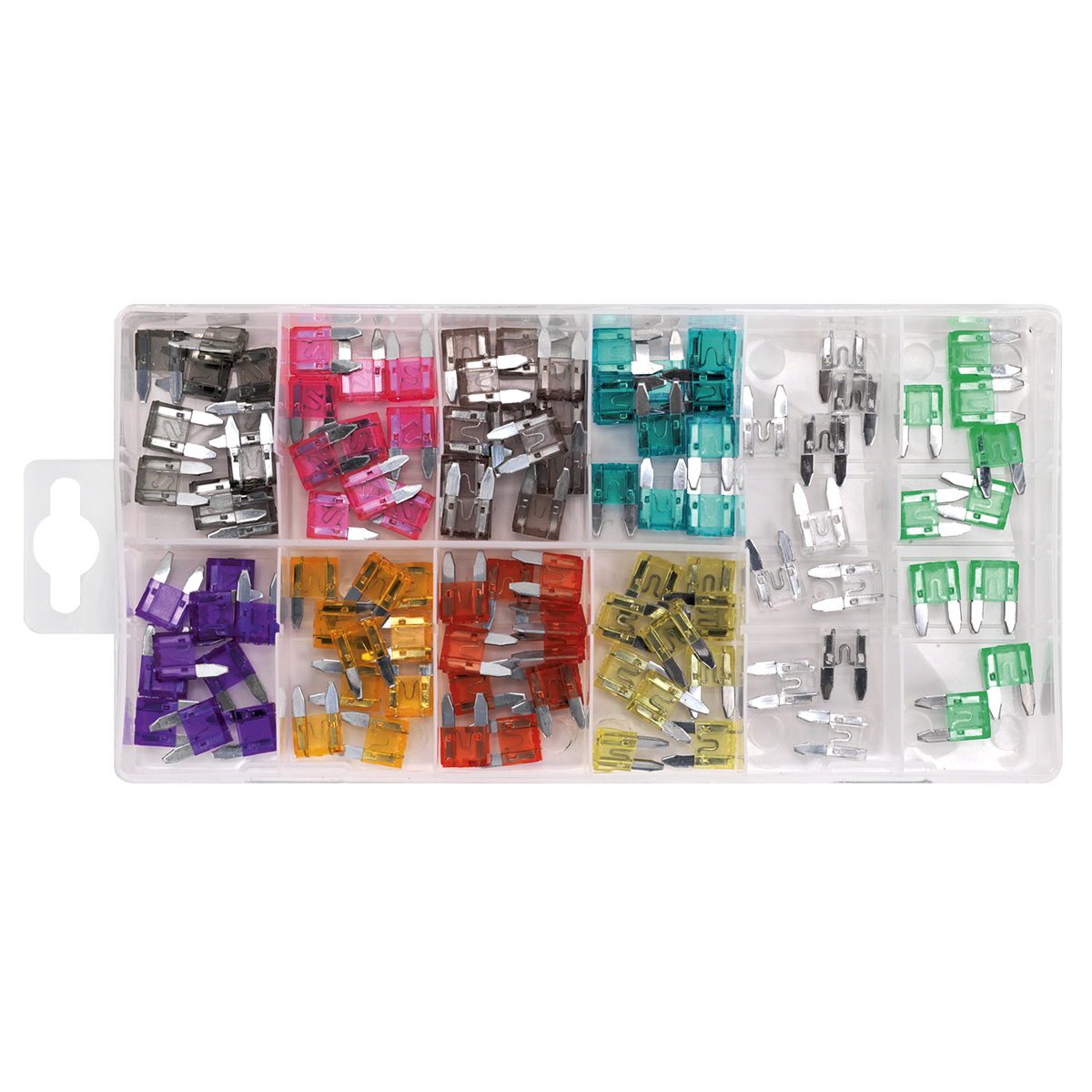 Frentaly 100-Piece Standard Blade Fuse Assortment Kit – 2A To 35A, 12V Automotive Fuses