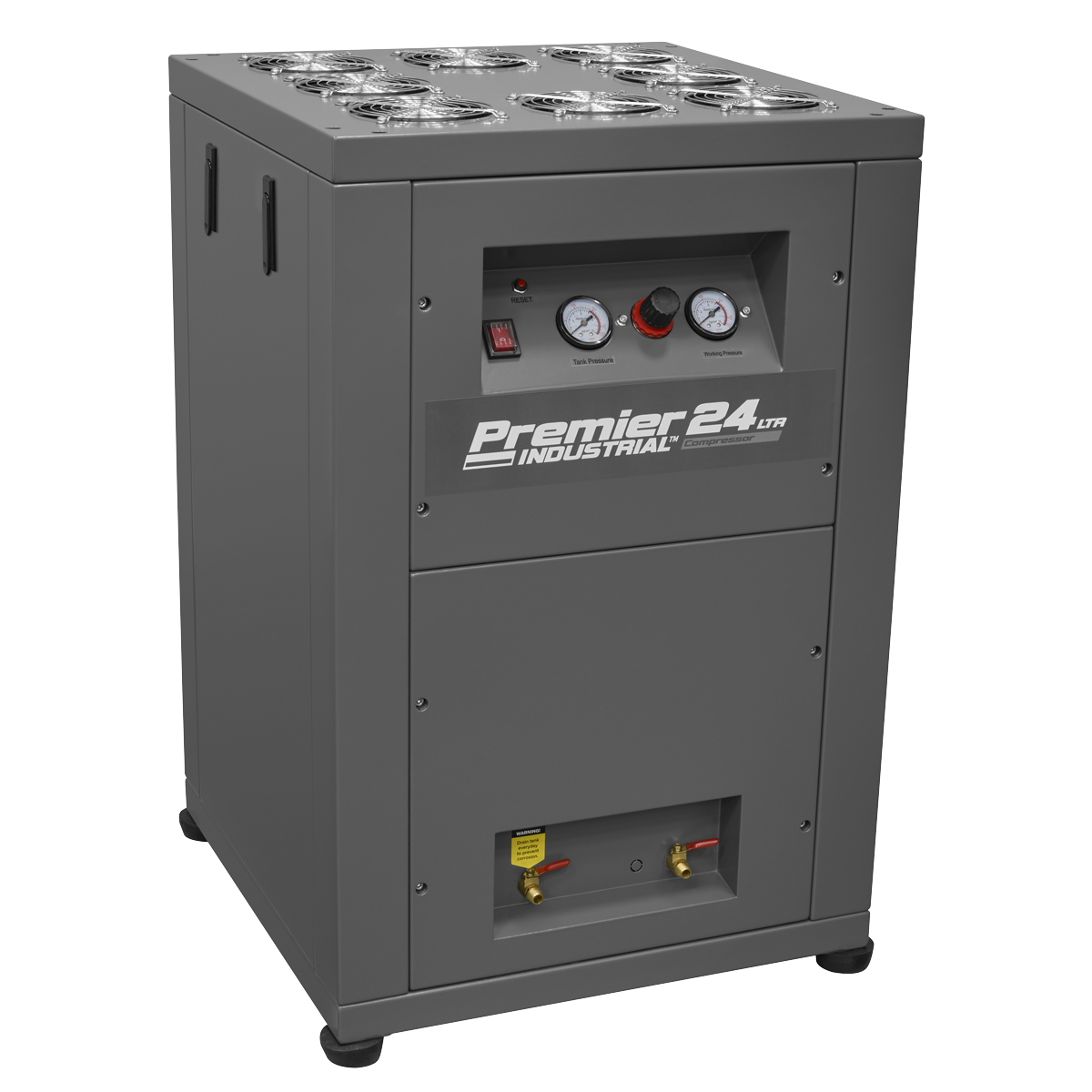 SEALEY Sealey Oil Free Low Noise Air Compressor 24L Direct Drive 3hp