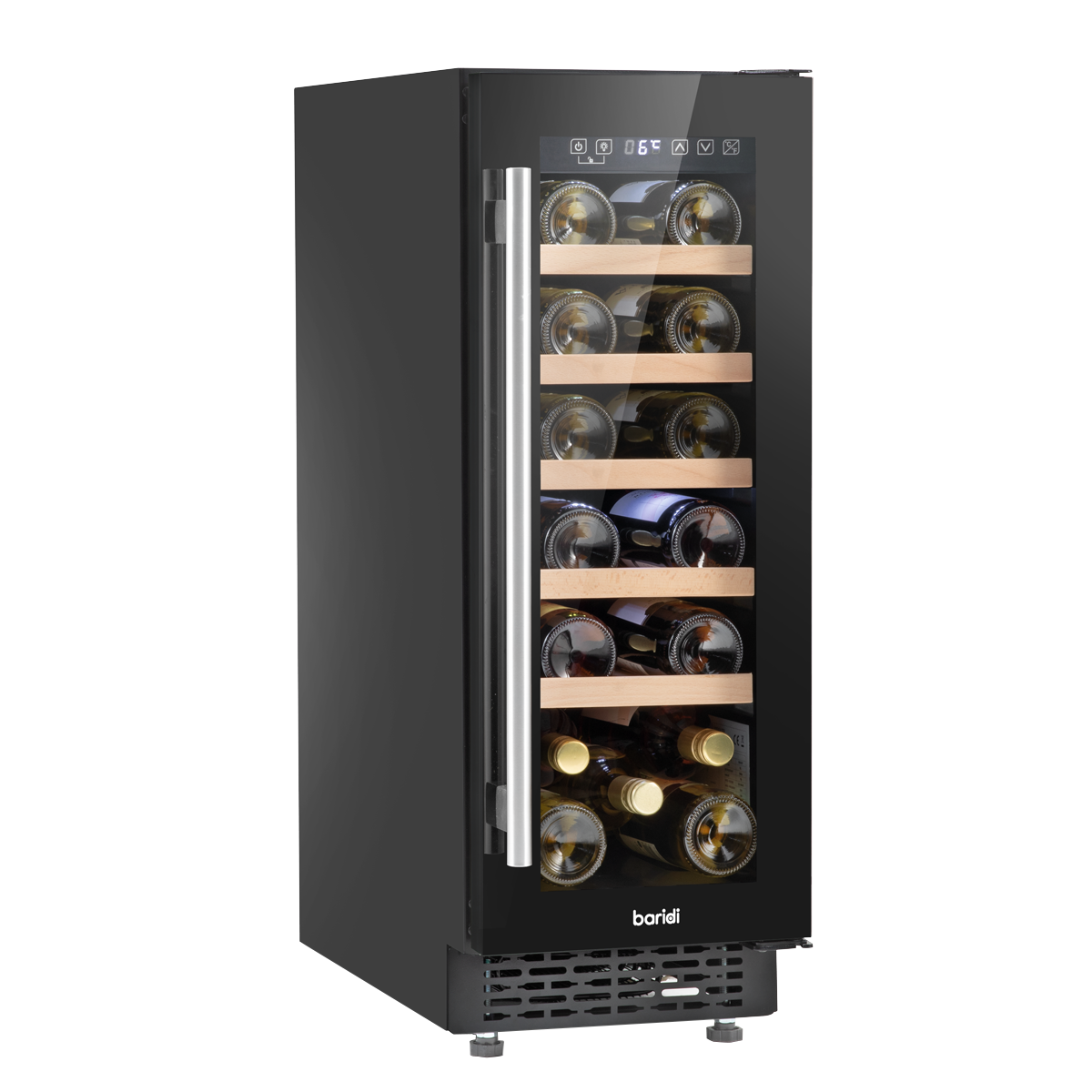 20 Bottle 30cm Built-In Wine Cooler with Digital Touchscreen