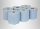 Blue Roll & Paper Roll