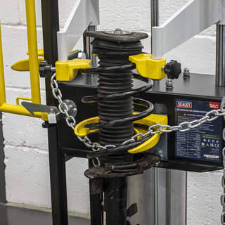 Air Operated Coil Spring Compressor 1000kg | RE300 | Sealey