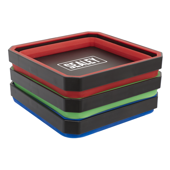 Galvanized steel frame with five MDF shelves.