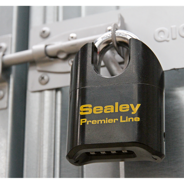 Steel Body Shrouded Shackle Combination Padlock | PL603S | Sealey