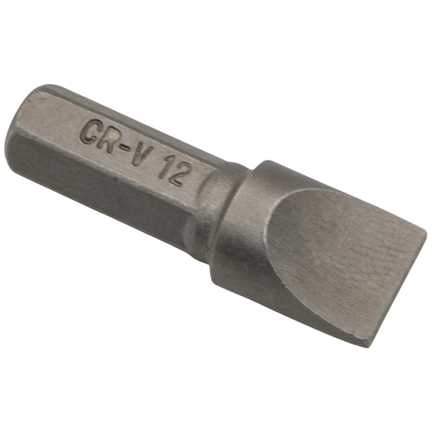 Slotted bit 12x36mml (8mm shank) [TBT18.V2-11] - SEALEY