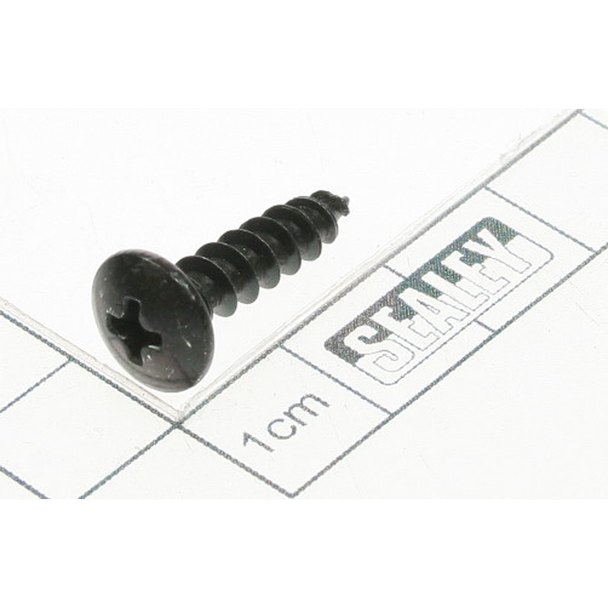 Rd head s/t screw m4.8 x 20 black [PC85.37] - SEALEY