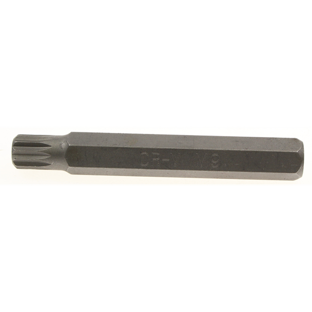 Spline bit m9 x 75mml [TBT11.V2-41] - SEALEY