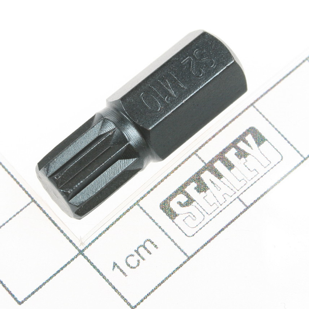 Spline bit (m10) 30mml: 10mm shank [AK21942.19] - SEALEY