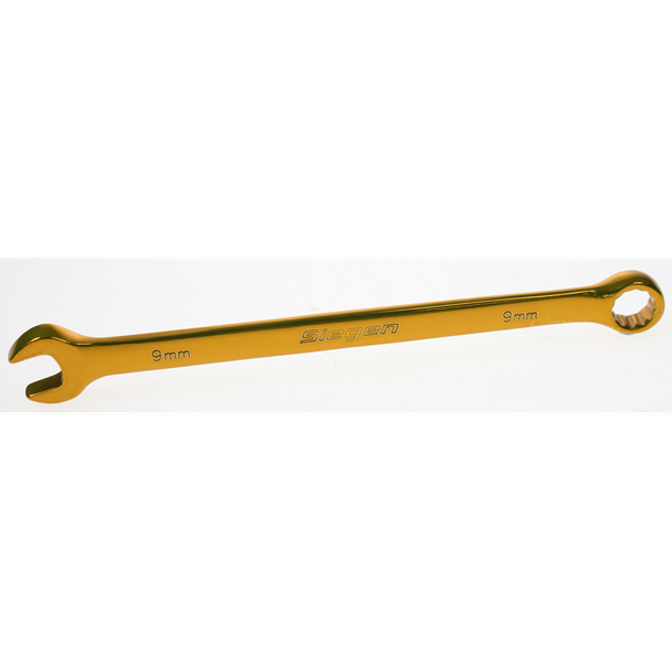 Coloured spanner 9mm 'gold' (fully polished) [S01074.02] - SEALEY