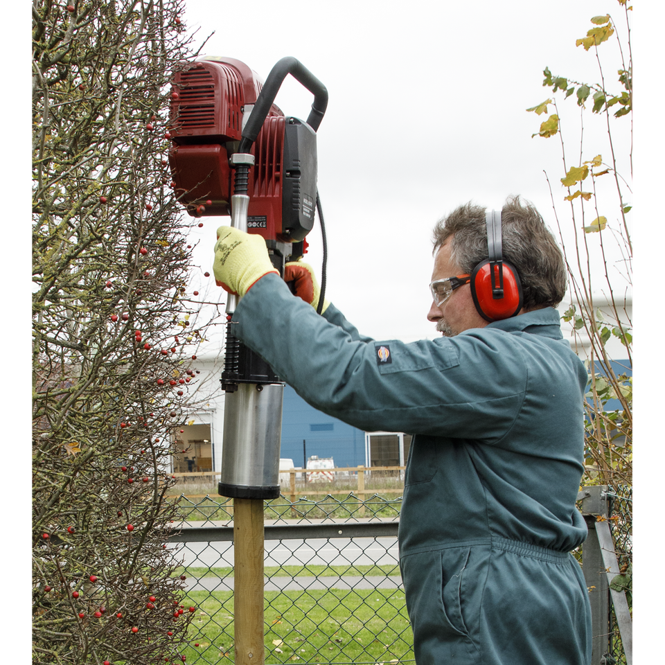 Old Post Driver 2-Stroke Petrol Post Driver Ø100mm | PPD100 | Sealey