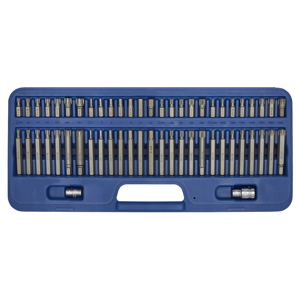 56pc Security TRX-Star*/Hex/ Ribe/Spline Bit Set | AK21956 | Sealey
