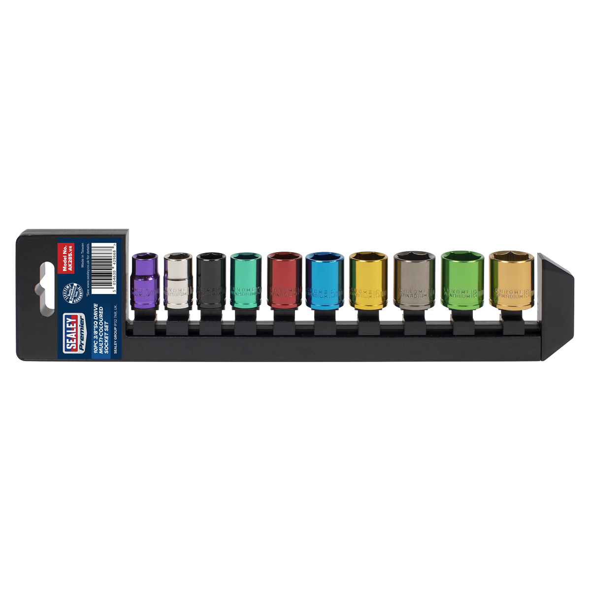 【8袋set】【新品未開封】スリビア☆ゲリラ！2026スマイルSALE★★ Multi-Coloured Socket Set 10pc 3/8
