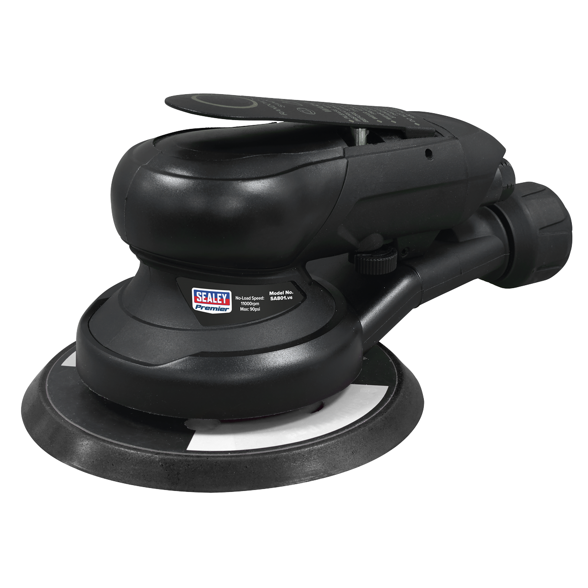 Air Palm Orbital Sander Ø150mm Dust-Free | SA801 | Sealey