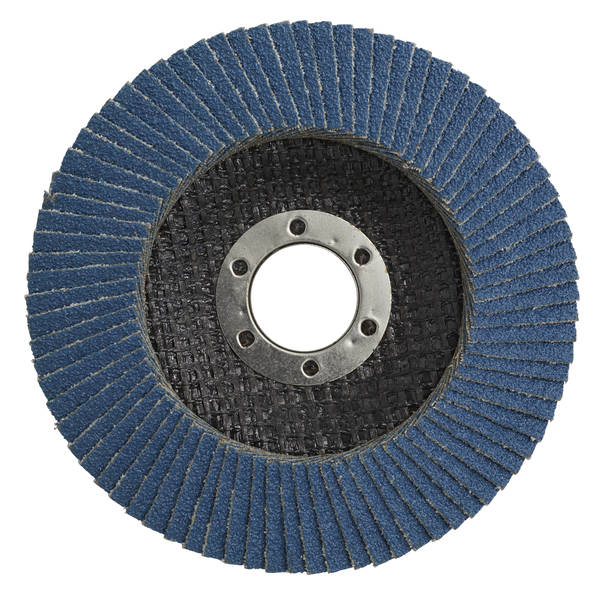 40 Grit Ø115mm Zirconium Flap Disc Ø16mm Bore | FD11540 | Sealey