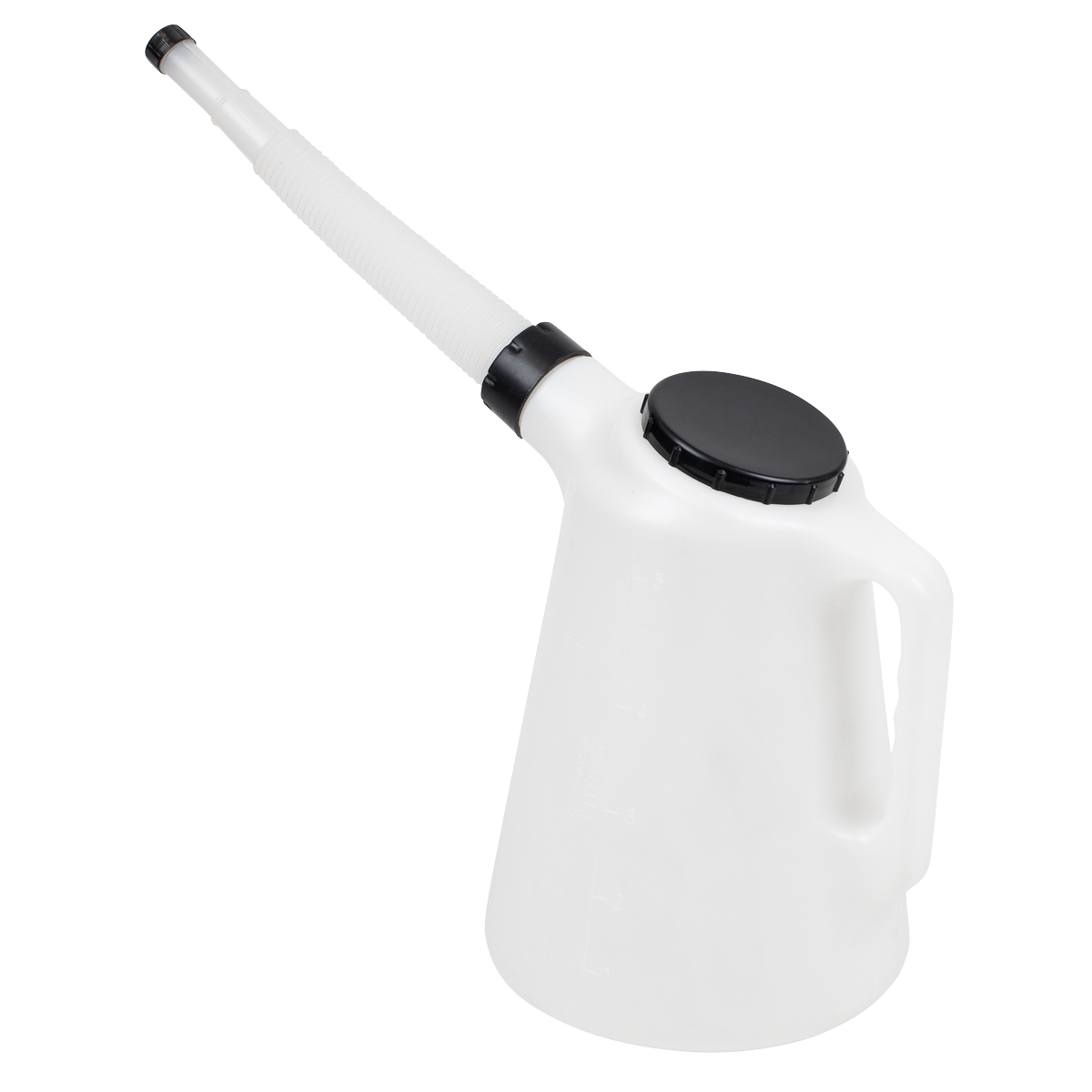 Oil Container with Black Lid & Flexible Spout 5L | JDL5 | Sealey