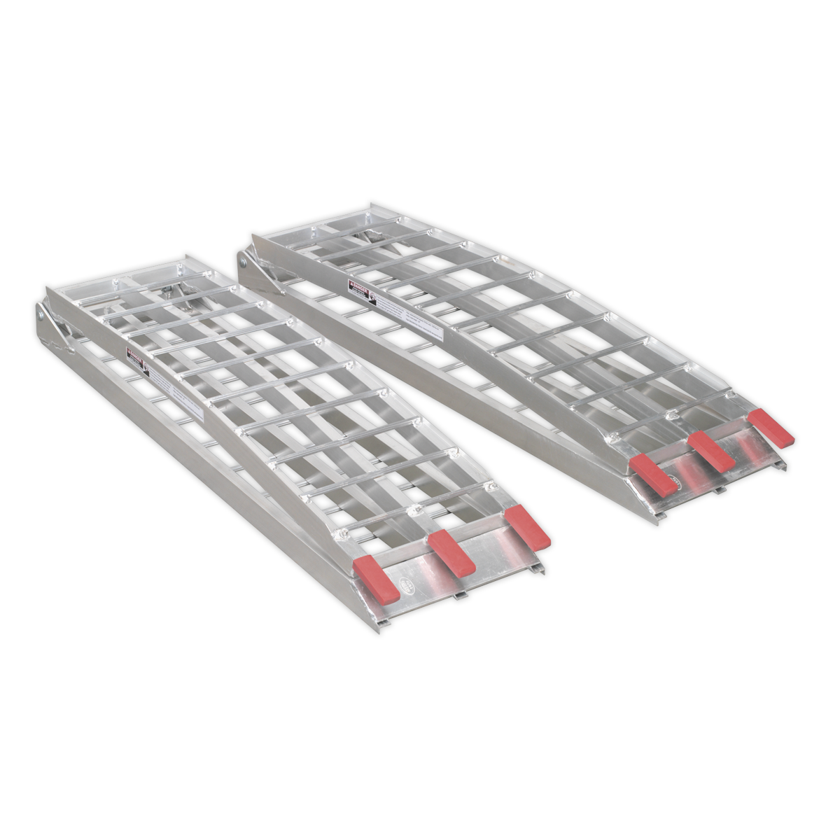 5FT Titan Ramps Shed Ramp Aluminum Loading Ramp 1200 Lbs 2 PCS For Pick Up Law - View #13