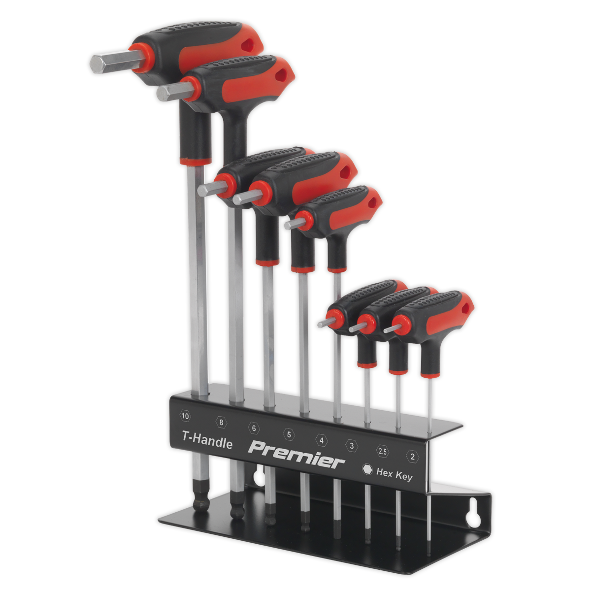 8pc T-Handle Ball-End Hex Key Set | AK7195 | Sealey