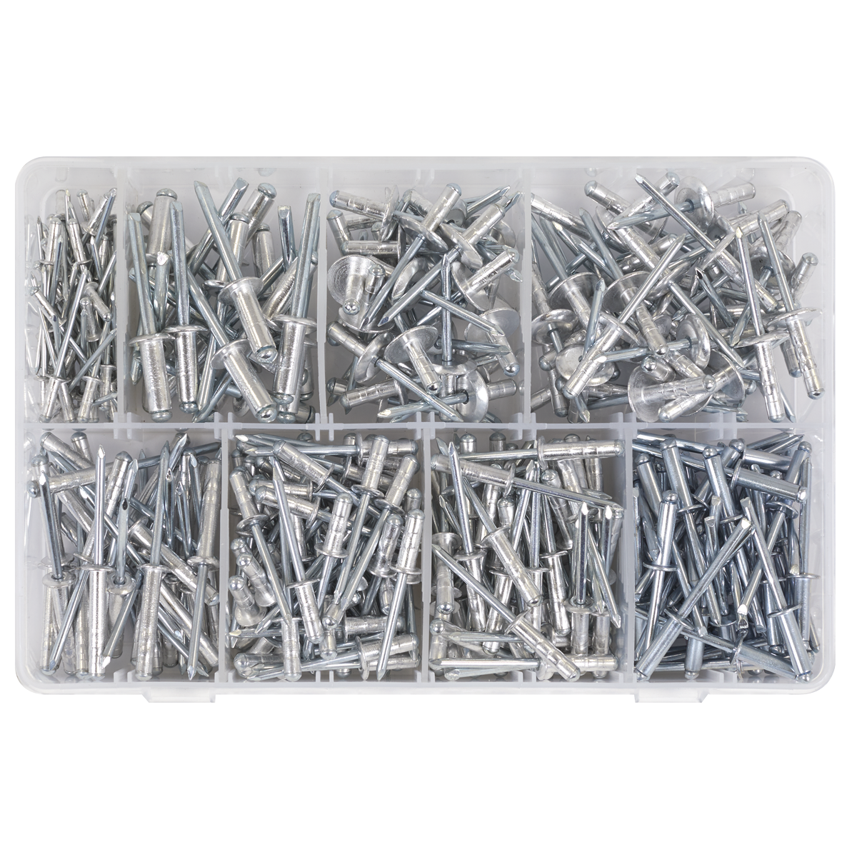 100-Pack Aluminum POP Rivets - 5/32" X 3/8" Grip (0.251-0.375) - Qty 100 8 thumbnail image