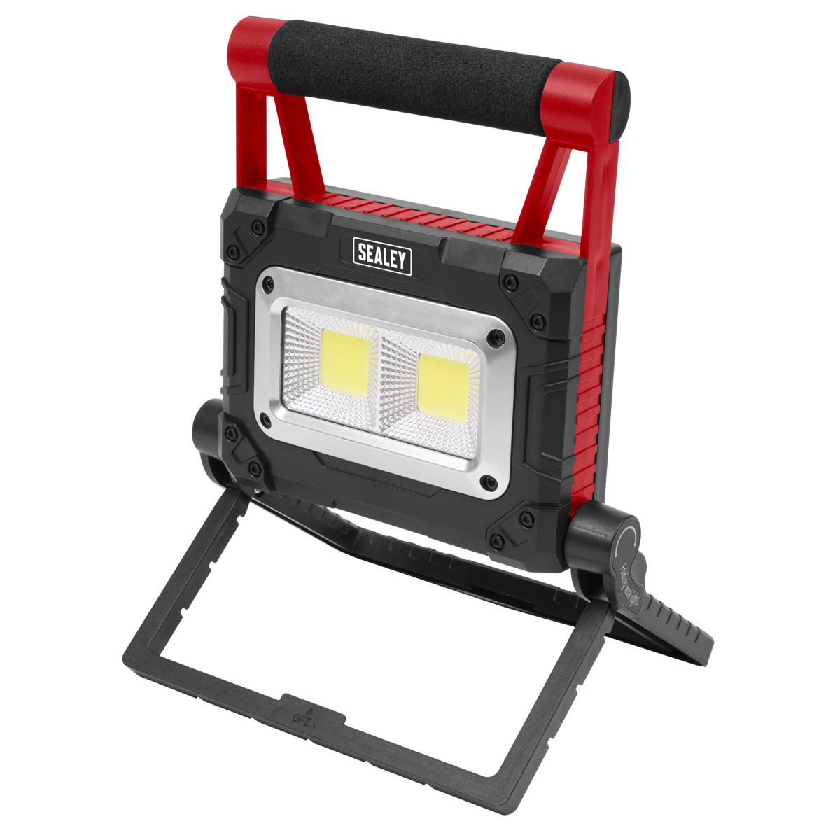 15W COB LED Solar Powered Portable Floodlight | LEDFL15WS | Sealey