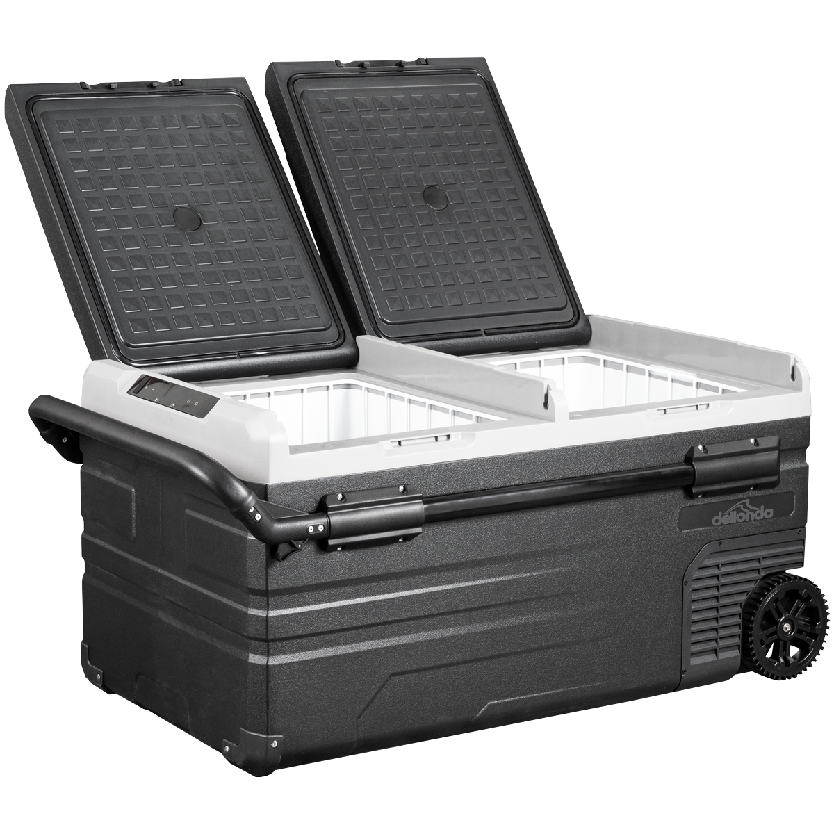 95L Portable Dual Zone Fridge Freezer/Cool Box with LED Display